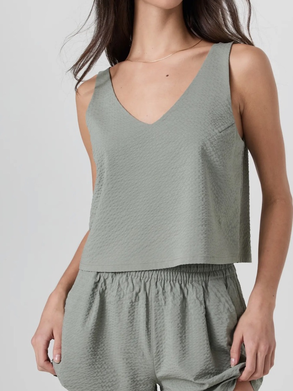Vuori Villa textured crop Tank